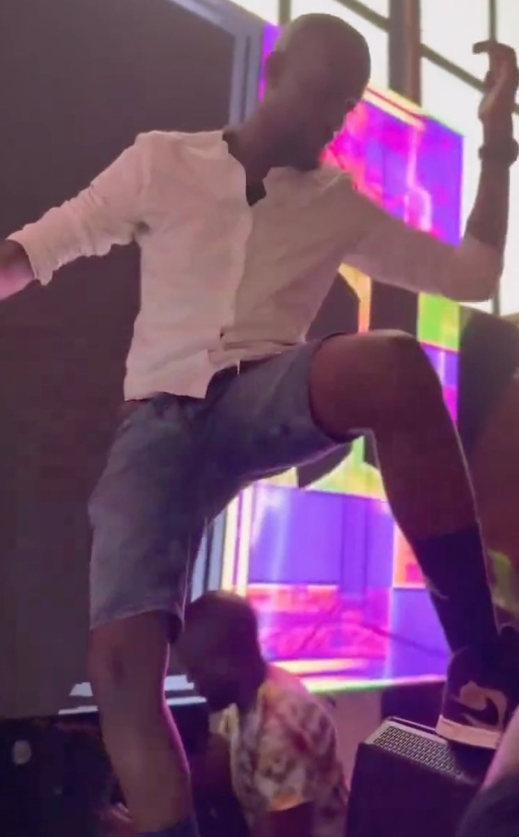 danielnuwe's tweet photo. You should see DJ @Kamali_21's logo then. 😅😅😅 

Literally him in his element 🔥 https://t.co/FpjGphfbFk