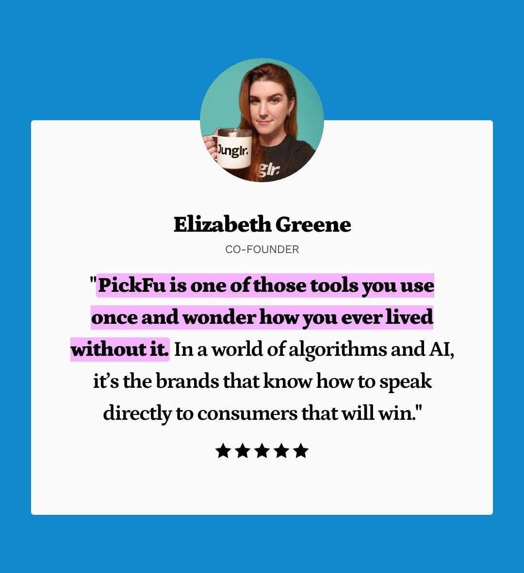 PickFu's tweet photo. Direct consumer feedback isn't a nice-to-have. It's a competitive advantage.

AI is changing everything — but the brands that win are still the ones closest to their customers. https://t.co/bMgWG48m0W