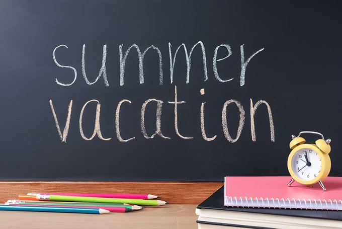 JammuTribune's tweet photo. School Education Department is set to #announce summer #vacations for all government and private schools across #Kashmir Division from July 6 to July 19, with the formal order by the Director of School Education Kashmir (DSEK) likely to be issued on Wednesday. https://t.co/VnvKQc31mm