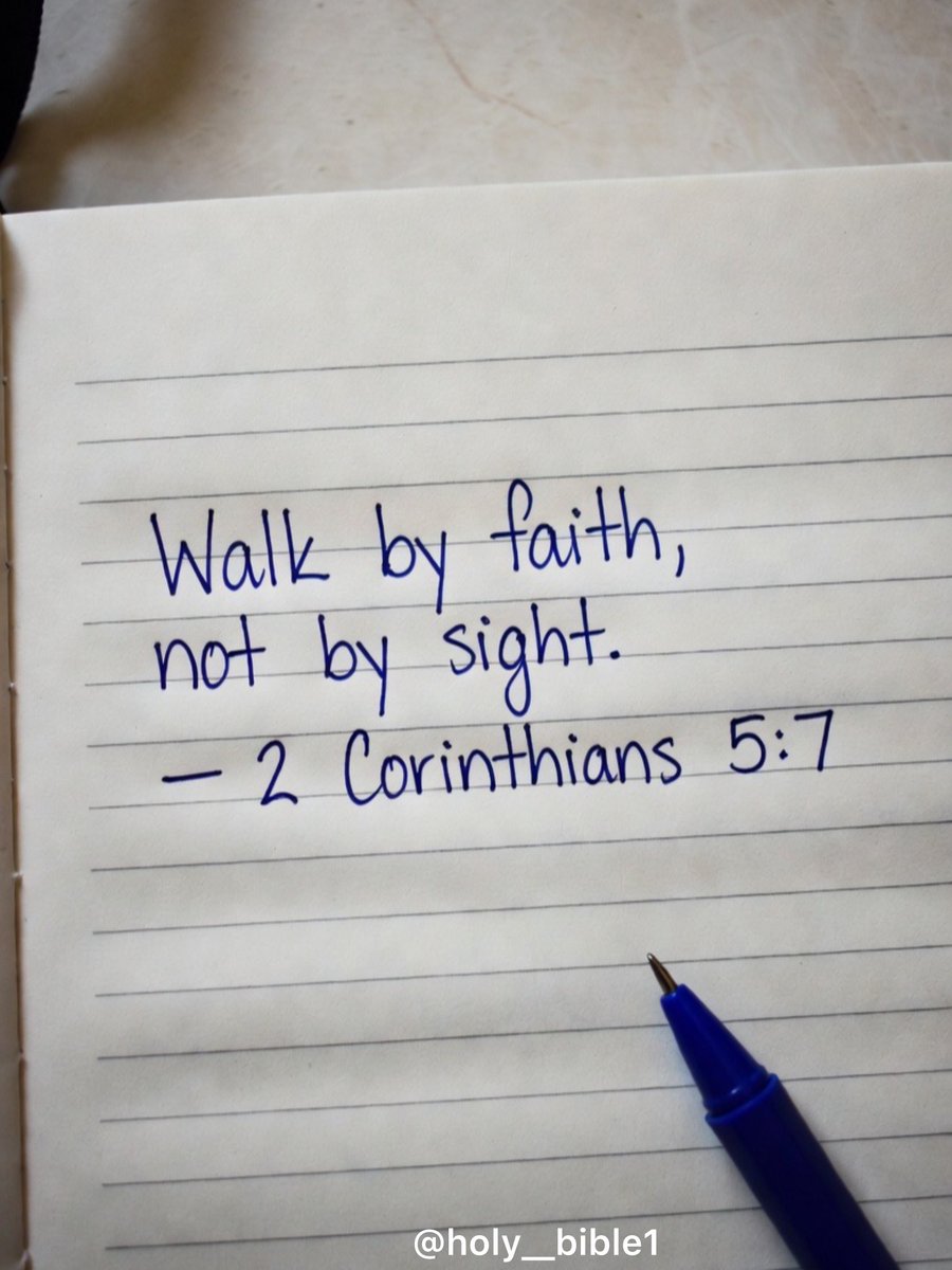 Holy__Bible1's tweet photo. 2 Corinthians 5:7 https://t.co/pkVGzoksDe