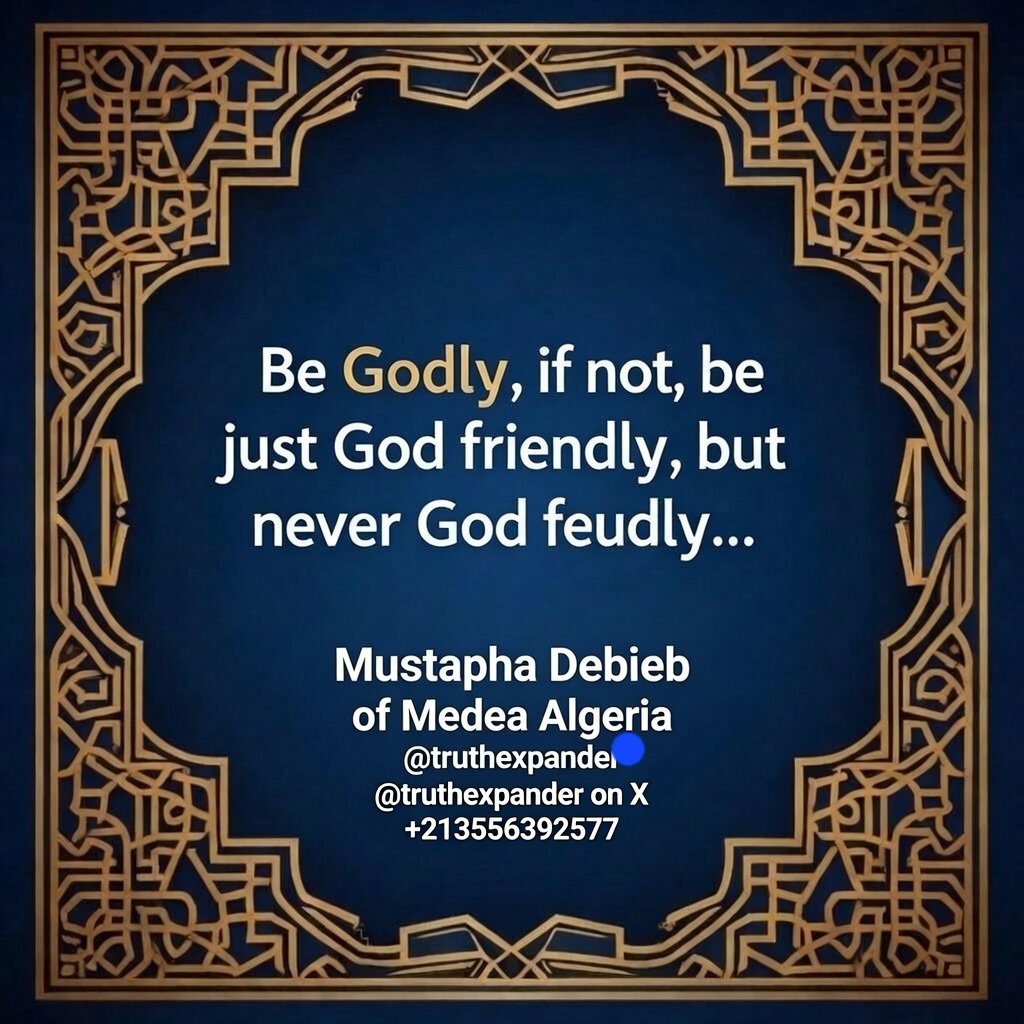 DebiebMustapha's tweet photo. If you are a first responder to the  truth of AllahAlmighty,to righteousness, and to mercy ,you will be a first dweller of Allah Almighty's Splendid Eternal Paradise....
See Quran 8:24... https://t.co/06ICaJSPhp