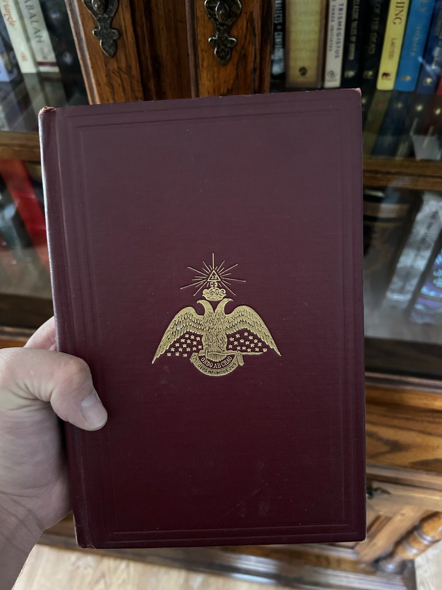 compellingtold's tweet photo. This came in today! A 1927 printing of Morals and Dogma https://t.co/l1vTLQX6i9
