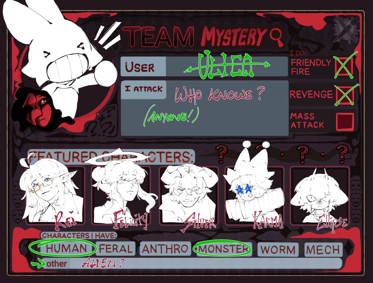 _uuuuultea's tweet photo. i’m taking part in artfight this year! i dont have any refs yet… but SOON! https://t.co/0CzPR6cE8D