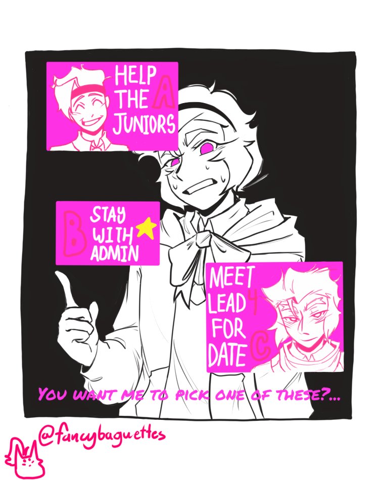 fancybaguettes's tweet photo. #shadowpeach

It's been a while... Have a small, sickly done, drawn thingie of an old AU I've written and drawn for but never shared!! 

I love Otome games https://t.co/2t5SIcVIlT