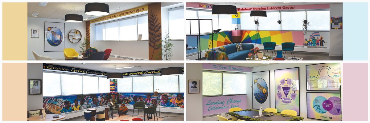 CommsAssistRNAO's tweet photo. Did you know that @RNAO recently had our official office opening? As part of these festivities, we unveiled our new collaborative spaces that highlights our commitment to equity, diversity and inclusion.   

Learn more here: https://t.co/ReAMaKJSOh
@DorisGrinspun @SueLeBeau1 https://t.co/xJbHNAziBy