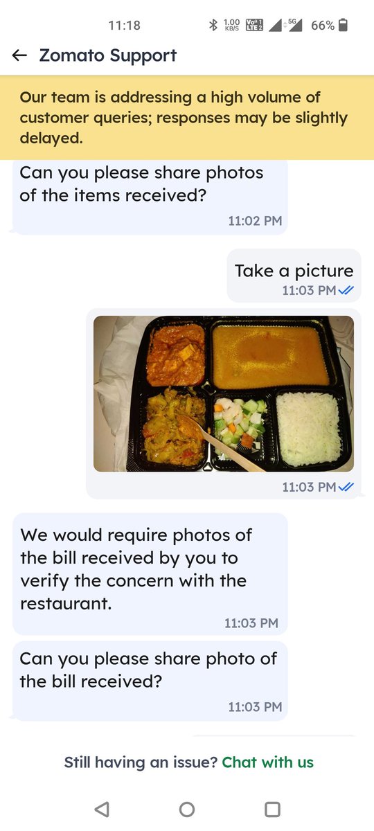 ImGovindSinghRP's tweet photo. This is how @zomato serving.

Ordered something else, received something else.
91/- coupon and enjoy

Really????
#Boycott #zomato #wrongfood #delivery #zomatocare https://t.co/u7MfrdvG8k