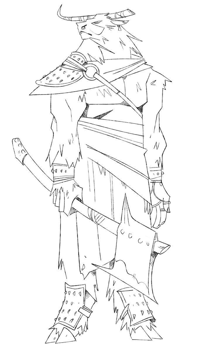 plaskotch's tweet photo. #dnd #minotaur https://t.co/DEs2I1nGgk