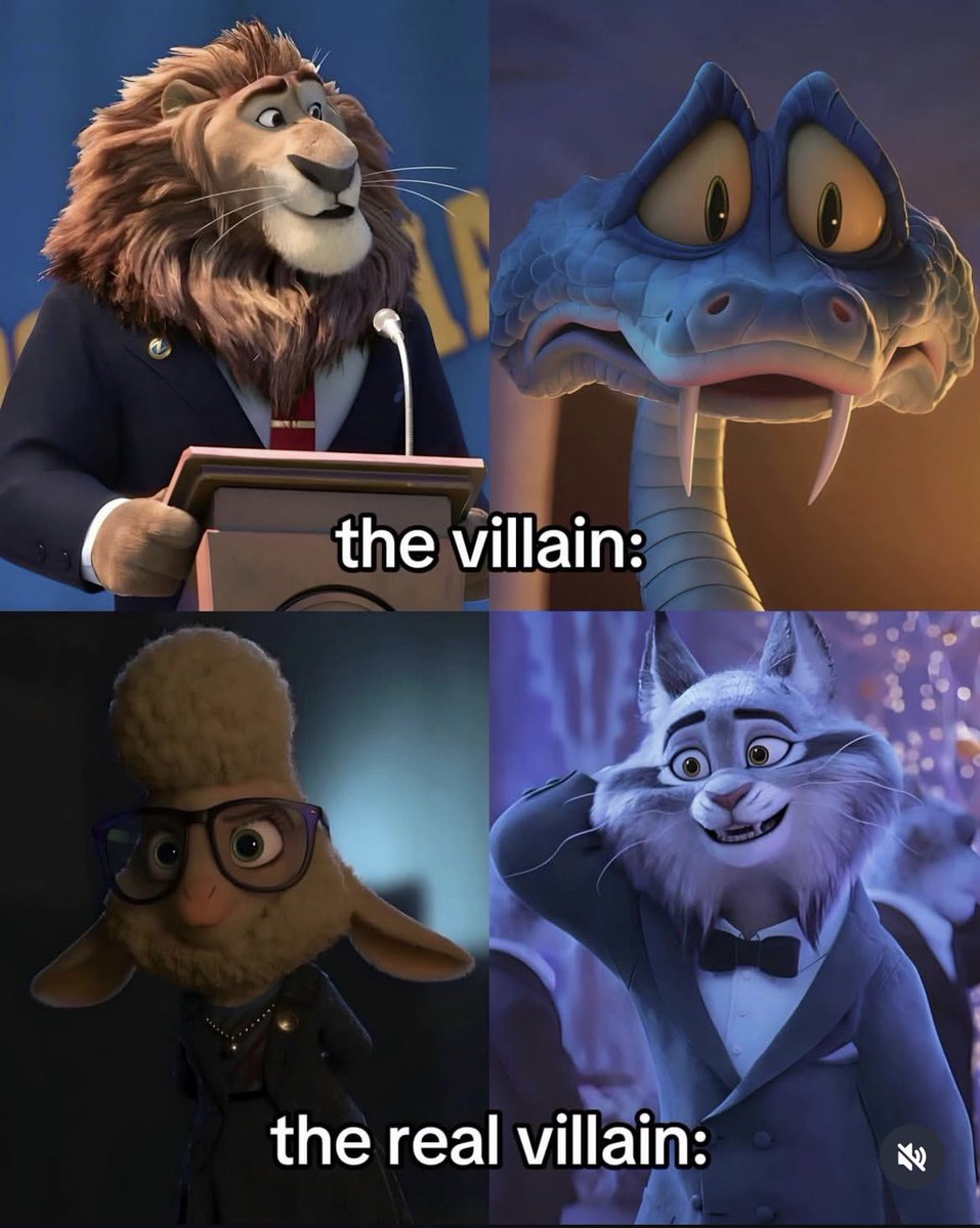 Classisco123's tweet photo. Villain vs the real villain https://t.co/y1CcF1aOTm