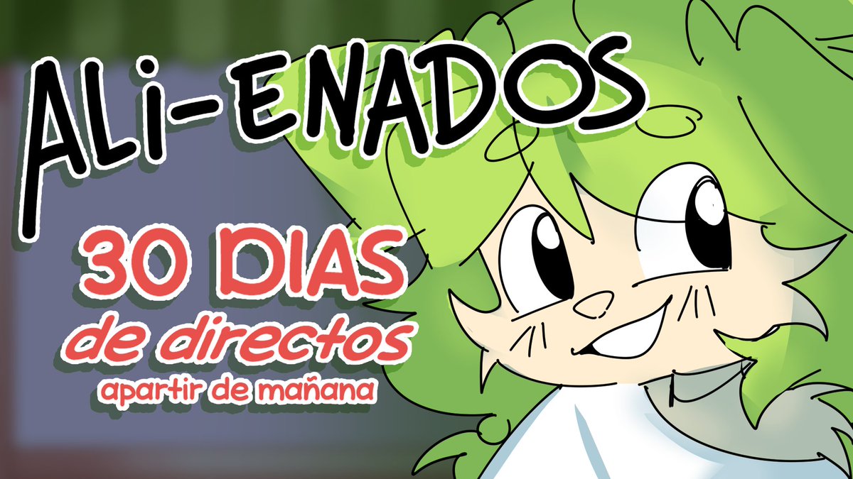 arty_idsa's tweet photo. ANUNCIO!!

A partir de mañana comienza 🛸ALI-ENADOS🛸

Un mes de directos, con dinámicas de dibujos en stream y mucho más! Un mes para ayudar a cumplir un sueño de una chica en el internet 

me acompañaran? 🐶 https://t.co/lhNZxoigzP