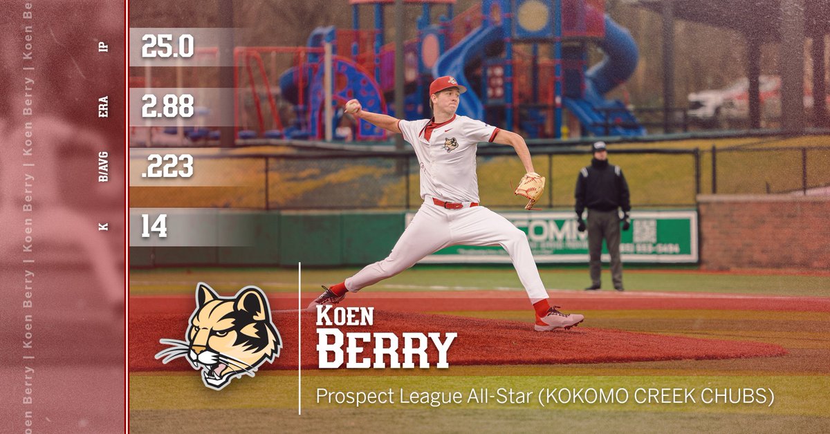 IUKBaseball's tweet photo. Congratulations to Koen Berry and Owen Norris on their Prospect League All-Star selections! #RollCougs https://t.co/uabpeMgAyo