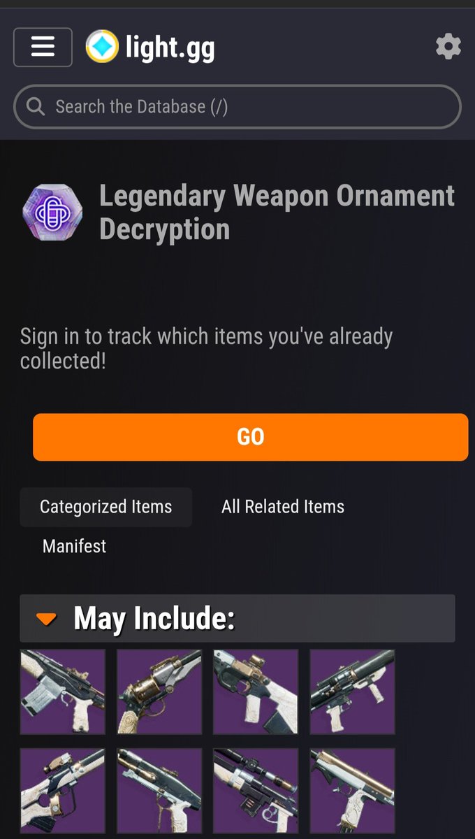 not_amaze's tweet photo. @A_dmg04 Hey dmg, thank you for all the hard work over the years. I was wondering if the legendary weapon ornament decryption in the api will be enabled for eververse in the last hotfix. I would love the opportunity to get some of the ornaments that I missed over the years. https://t.co/xFItflIlpy