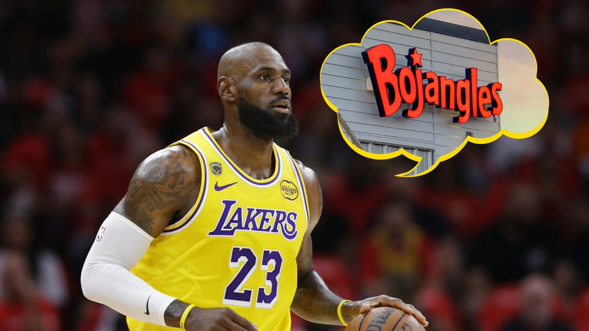 WBTV_News's tweet photo. LeBron James loves Bojangles -- could that be enough to lure him to the Charlotte Hornets? 🏀

Story: https://t.co/u0GdeBUofN https://t.co/IPCu2zjc2Y