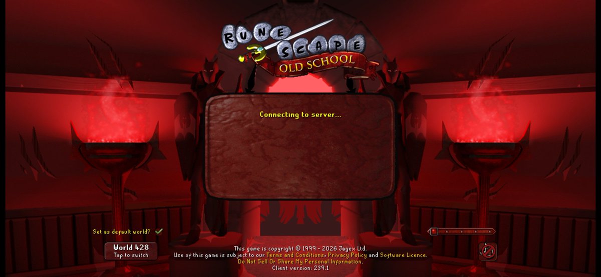 DevilsGospel's tweet photo. Can I have this log in screen forever @OldSchoolRS ?
Bloodborne enjoyers are thriving rn https://t.co/vWH901CUlD