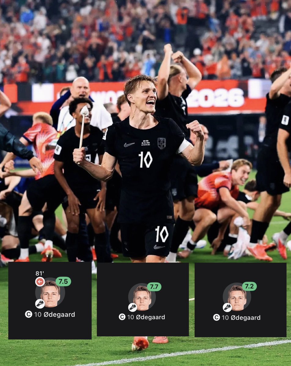 UTDTrey's tweet photo. This ain’t the Odegaard I know… https://t.co/qPlbrkGyL6