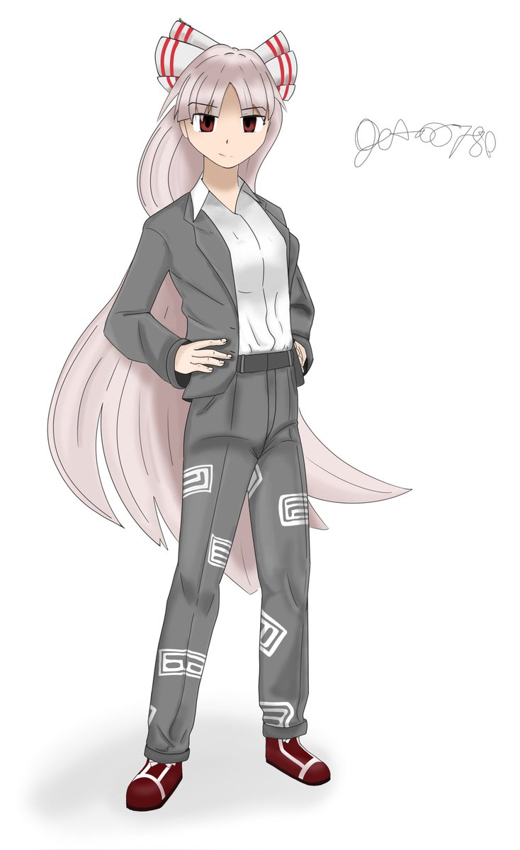 gentoo780's tweet photo. Business Mokou

#東方Projectㅤㅤㅤㅤ https://t.co/ClzwDKVCwZ