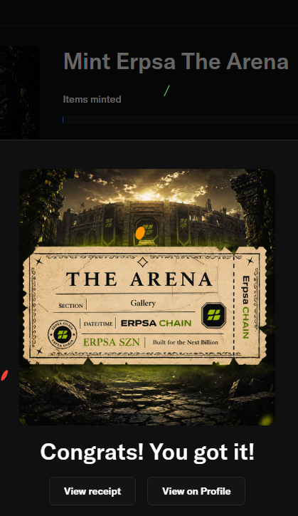 MyAPTID_bnb's tweet photo. 🔥 Erpsa: The Arena Mint is now LIVE!
⚔️ Exclusive on OpenSea
🔵 Chain: Base
💎 Mint Price: 0.0004 ETH
Early supporters always have the biggest advantage. Secure your NFT before the arena fills up.
🔗 https://t.co/77MlmIUxVv
https://t.co/4FmmPZa4Jy
#Erpsa # https://t.co/gLZA8B9ZGs