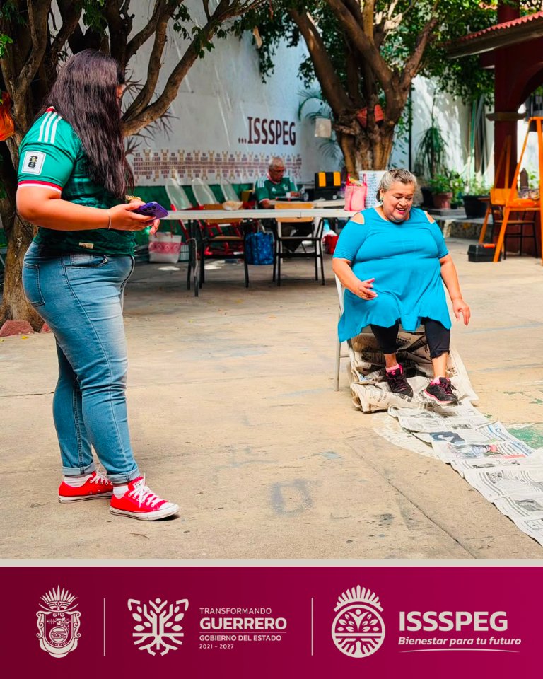 issspeg's tweet photo. En Casa de Día Chilpancingo se llevó a cabo la dinámica psicológica Carrera del Periódico, una actividad lúdica y reflexiva que invitó a  los participantes a avanzar juntos, fortaleciendo la confianza

#TransformandoGuerrero #BienestarParaTuFuturo #ISSSPEG #CasaDeDiaChilpancingo https://t.co/ZkRFDiqtH4