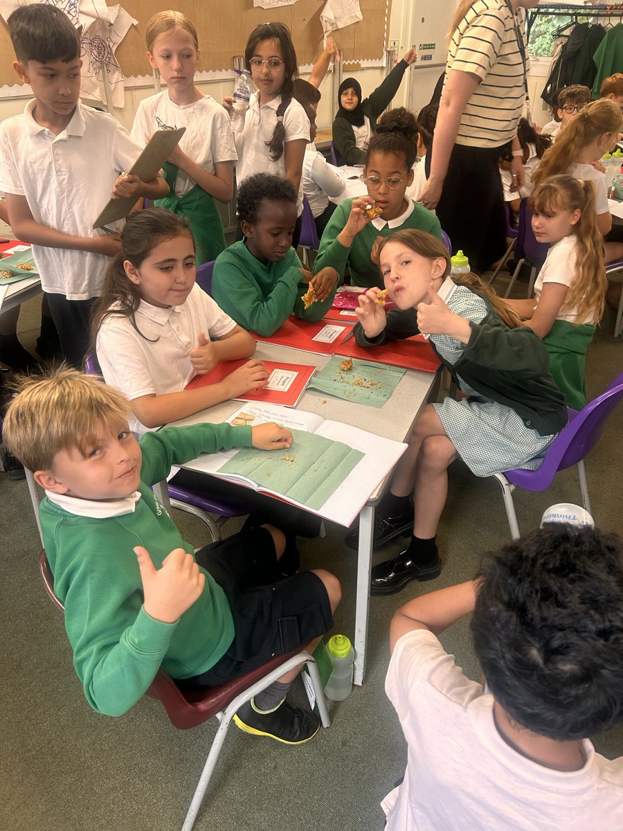 GDPS_TW8's tweet photo. Y4 learning how to make flapjacks with Y6 today. Team work! https://t.co/drAjL6pcLw