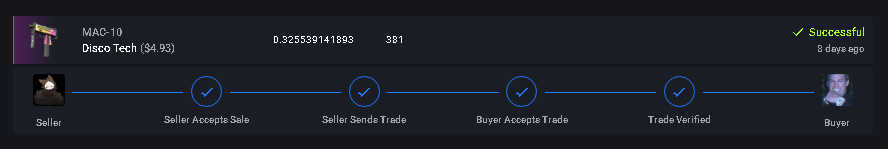 uhparel's tweet photo. Free Disco Tech upgrade🤓
sold my BS(.48) for $5.50 and bought this FT(.32) for $4.93 https://t.co/mMIUO7ruFV