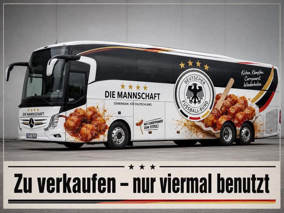 BikerHDavidson's tweet photo. Bei ernsthaftem Interesse mit PN
an den DFB? 😉
Verbrenner oder Elektrobus ist nicht bekannt! 🤷🏻‍♂️ https://t.co/f35xIYLxzL