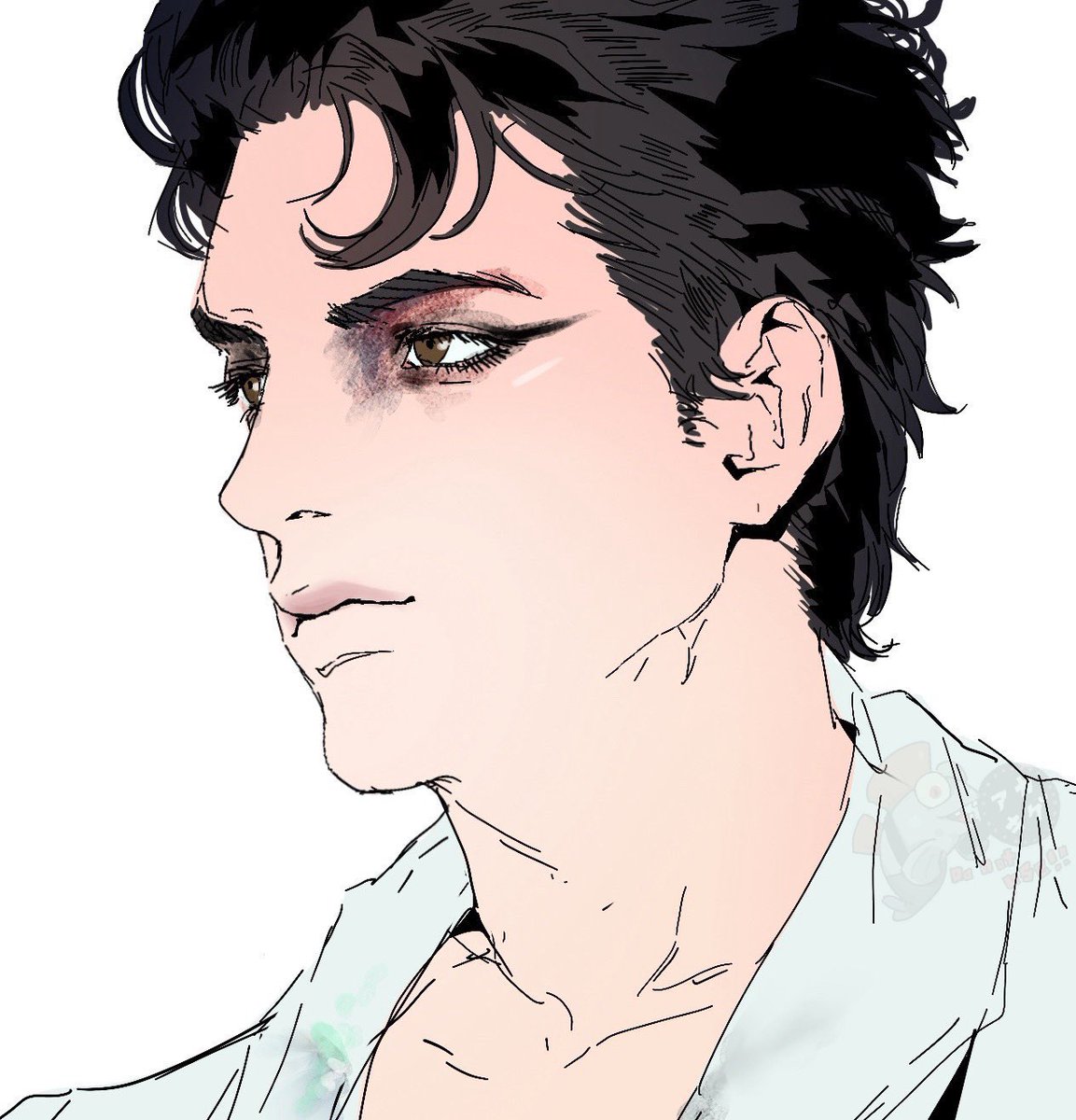 Dianzikonglong's tweet photo. Since it’s 6.30, here are 4 of my favourite commissions of Hudson in 2026 so far, thanks to the artists!! I am fickle to celebrities, so I can’t believe I’ve been loving Hudson for 6 months, he is so charming! I look forward to more amazing arts in the next half of 2026… https://t.co/symT5inARQ