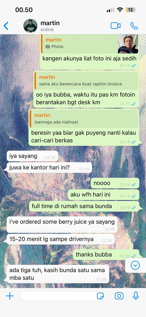 cooertin's tweet photo. 07. this is how they usually talk when they're in a LDR https://t.co/DKRqrTazS7