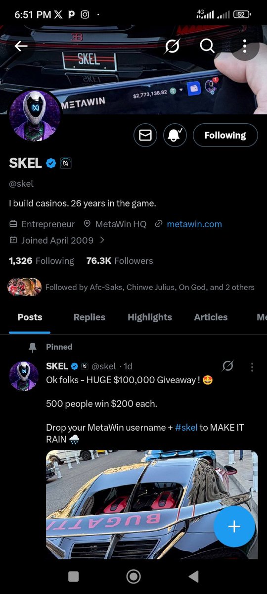 SnrPrecious's tweet photo. @Mrbankstips @skel Proof https://t.co/STdIwZnPUC