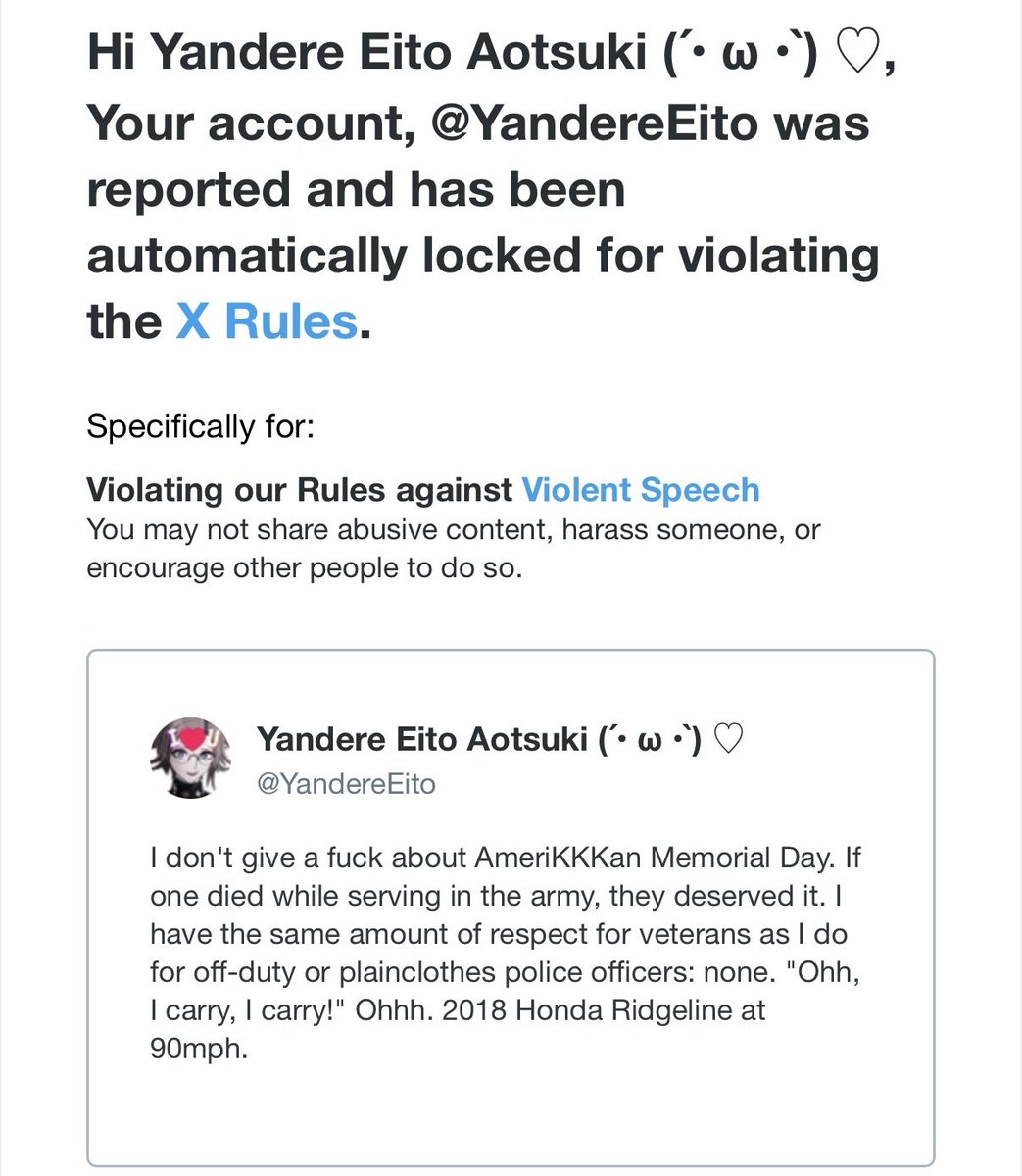 YandereEito's tweet photo. This is what got me restricted for a month by the way. https://t.co/j5Ade75c3W