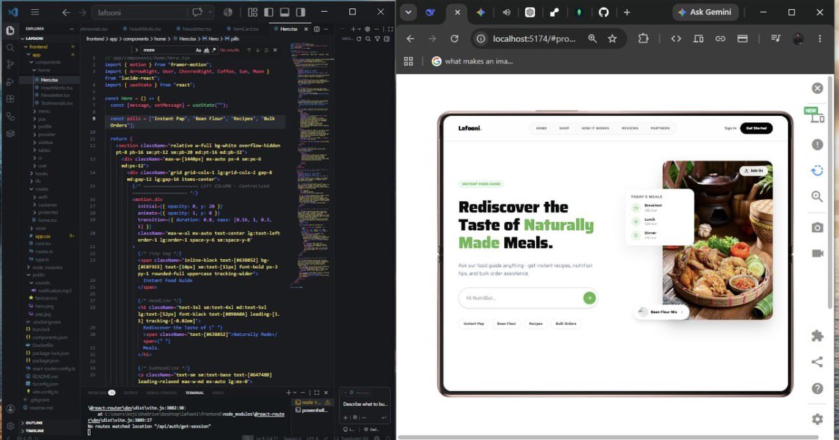 TOBEMUSTSHINE's tweet photo. What I get to do today as a Software Engineer: 

— Started the development an AI-powered restaurant web application for customers &amp; management.

— Took out 2 hours to make proper market research on how it could be scaled within 3 months. 

— Slept like an injured dog 😂. https://t.co/olqwn6B2u6