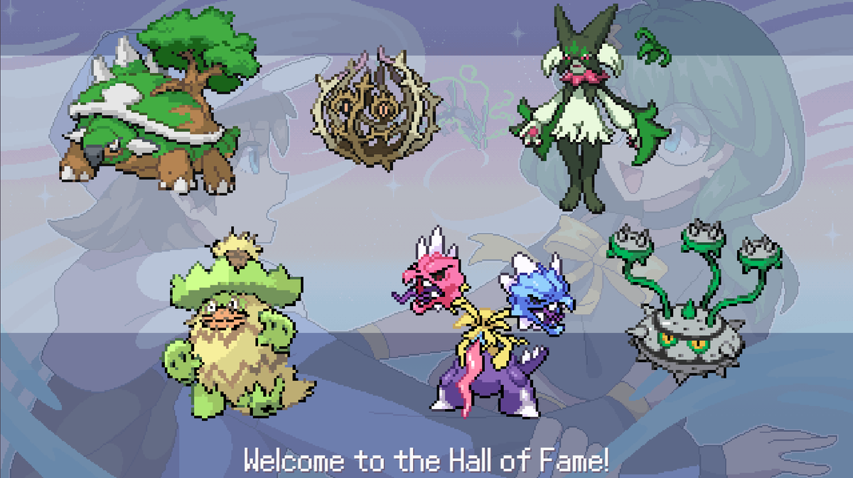 KhronosNobody's tweet photo. J’ai fini par en venir a bout!

Vraiment que des goat qui ont tout déchiré. Si je devais choisir quand même un MVP, je pense que ca serait Ferrothorn. Quel tank, vraiment!

#pokerogue #pokemon #MonoType https://t.co/I5DChs8F5k