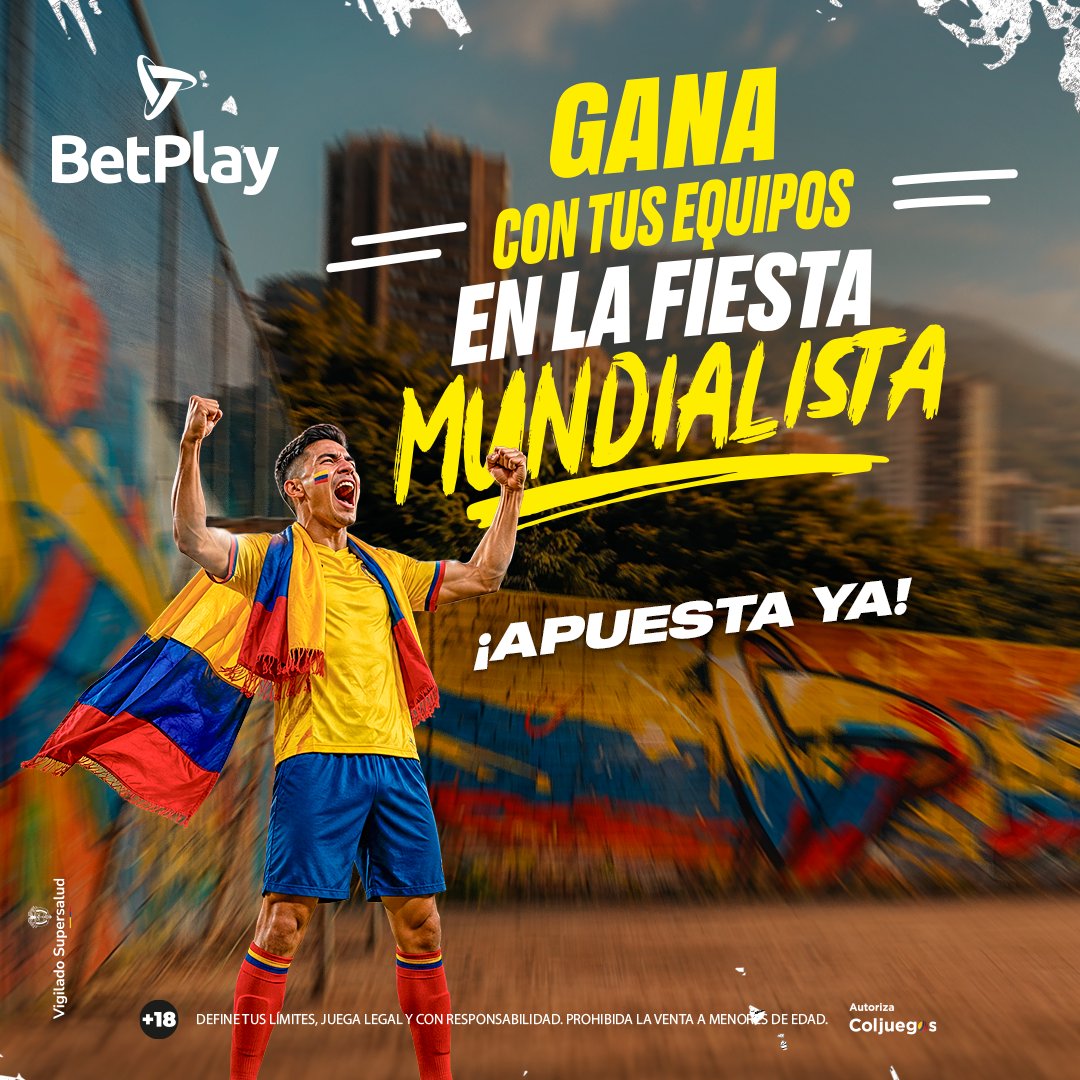 BetPlayCO's tweet photo. @alejandrareym La fase de grupos avanza y cada partido cuenta ⚽🔥

¡Haz clic, entra a BetPlay y apuesta por tu equipo favorito! Responde #parar para no recibir más notificaciones.