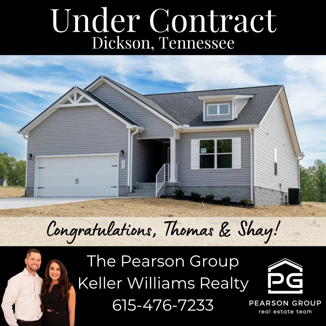 RPearsonRealtor's tweet photo. 🔑🏡𝐔𝐍𝐃𝐄𝐑 𝐂𝐎𝐍𝐓𝐑𝐀𝐂𝐓🏡🔑
📍 in Dickson, TN

𝐑𝐚𝐥𝐩𝐡 &amp; 𝐇𝐨𝐥𝐥𝐢 𝐏𝐞𝐚𝐫𝐬𝐨𝐧
REALTORS®
𝐓𝐡𝐞 𝐏𝐞𝐚𝐫𝐬𝐨𝐧 𝐆𝐫𝐨𝐮𝐩
𝐨𝐟 𝐊𝐞𝐥𝐥𝐞𝐫 𝐖𝐢𝐥𝐥𝐢𝐚𝐦𝐬 𝐑𝐞𝐚𝐥𝐭𝐲

📲615-476-7233
📧RalphPearson@kw.com https://t.co/e0TS47Ps7N