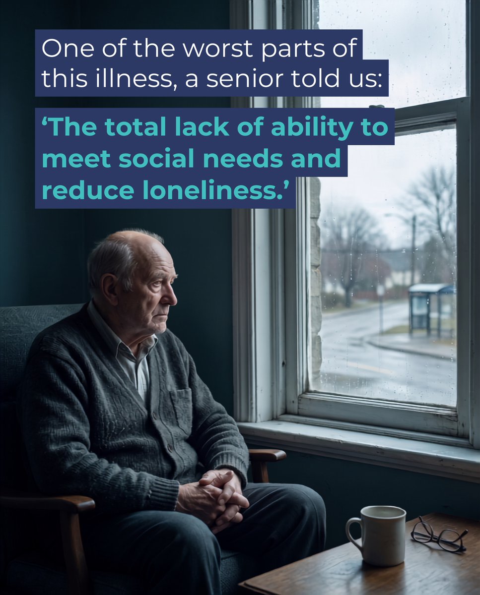 mefmbc's tweet photo. For people already facing isolation as they age, ME and Long COVID can cut off what's left: community, connection, the sense that someone understands.

Find a support group → https://t.co/IIx9RWNPlw https://t.co/pPsxN1Dyux