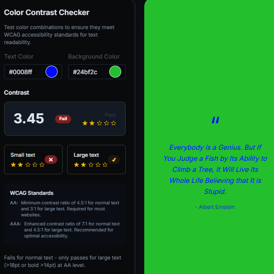 rrggiill's tweet photo. @astrobugz_ if you cant tell contrast for yourself then i strongly urge you to use this website!!! its amazing i love it very much (unfortunately they restricted a lot of the features behind a login wall recently for some reason??!? ☹️☹️ but still a very cool website)
https://t.co/GZaY5521hg https://t.co/eWUXh9EwRF