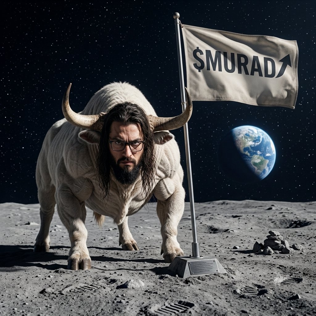 delusionalbull3's tweet photo. to the moon $MURAD #DelusionalBull https://t.co/G8quf2Dz2U