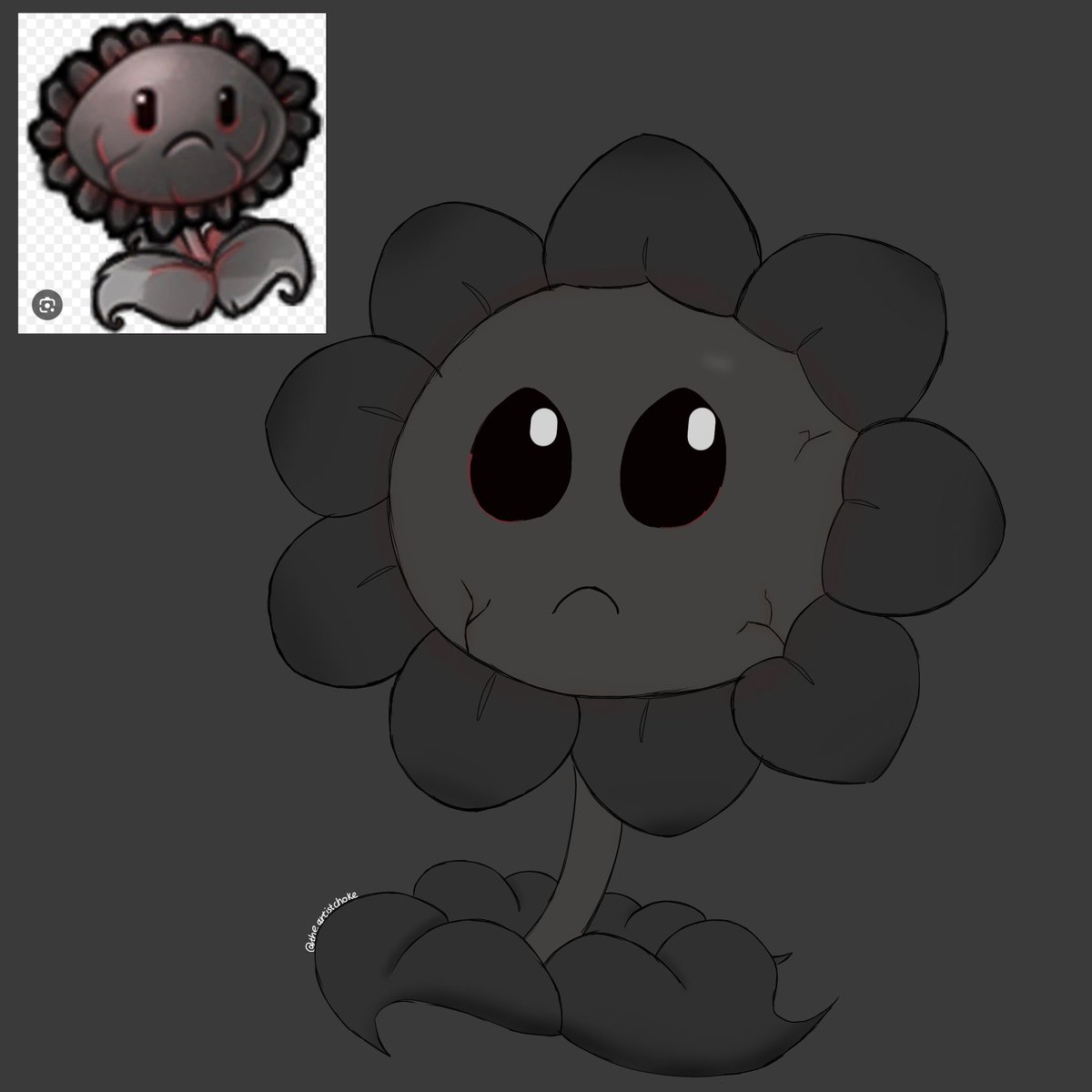 TheArtistChoke's tweet photo. Doomflower fanart https://t.co/XMXyTJGN90