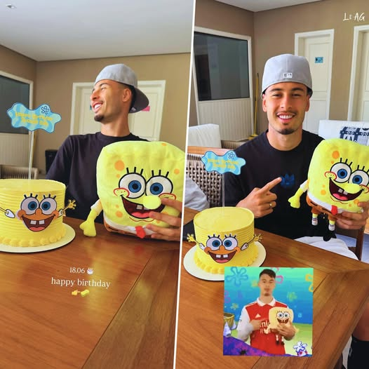 AcervoBobEsponj's tweet photo. Aparentemente o Martinelli é grande fã de Bob Esponja https://t.co/Hj74gcFMIt