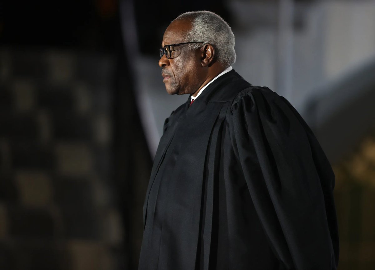 bennyjohnson's tweet photo. Justice Clarence Thomas NAILS IT in his Dissent Against The Supreme Court’s Birthright Citizenship Ruling:

“Today, the Court does so again by recognizing a constitutional right to citizenship for the children of all foreign birth tourists and illegal aliens.”

“I am not sure that today’s opinion will stand the test of time. The Citizenship Clause ‘added greatly to the dignity and glory of American citizenship.’ Today’s opinion devalues that citizenship.”