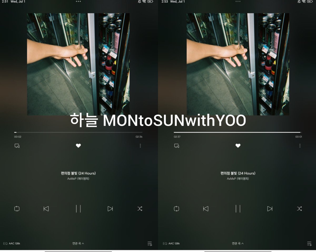 MONtoSUNwithYOO's tweet photo. 🎶

#AxMxP #에이엠피
#AmplifyMusicPower
#편의점불빛 #24Hours
#편의점불빛_Streaming https://t.co/uZdXinTpyU