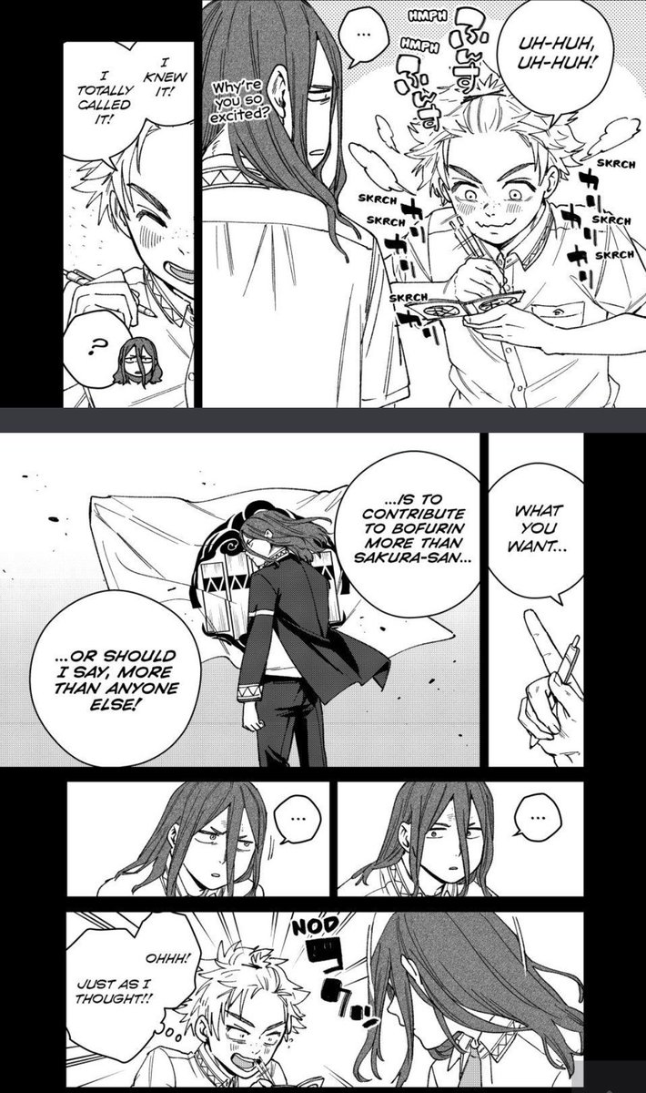 midnightsukki's tweet photo. back then nirei helped sugishita understand his own heart. now, sugishita protects nirei's feelings when nirei won't advocate for himself...📝🌲🥹 https://t.co/qJBsoCg9vu