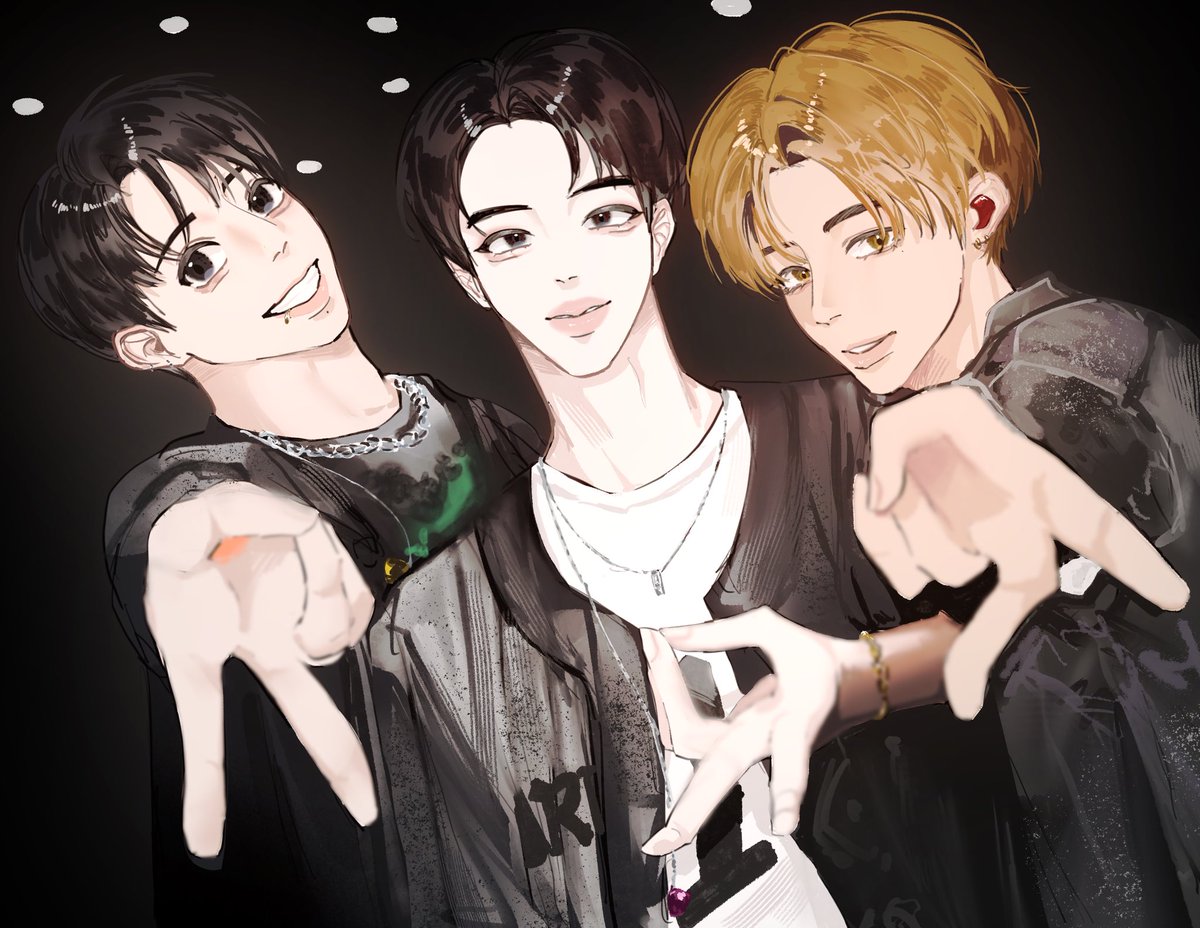 exx_h1's tweet photo. 🐰🐹🐯

#btsfanart https://t.co/woLj3BOlUX