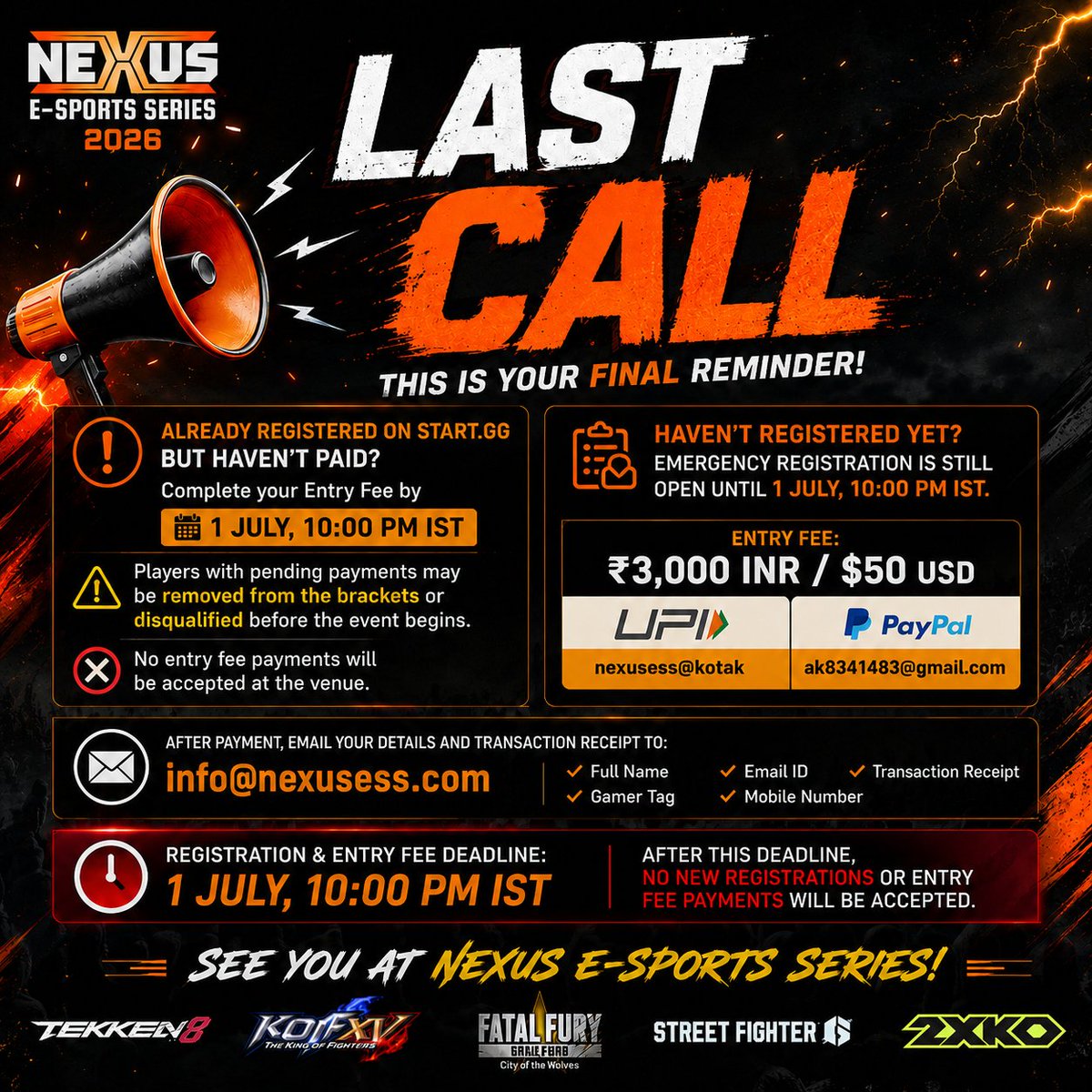 Nexus E-sports Series (@Nexus_ESS) / Posts / X