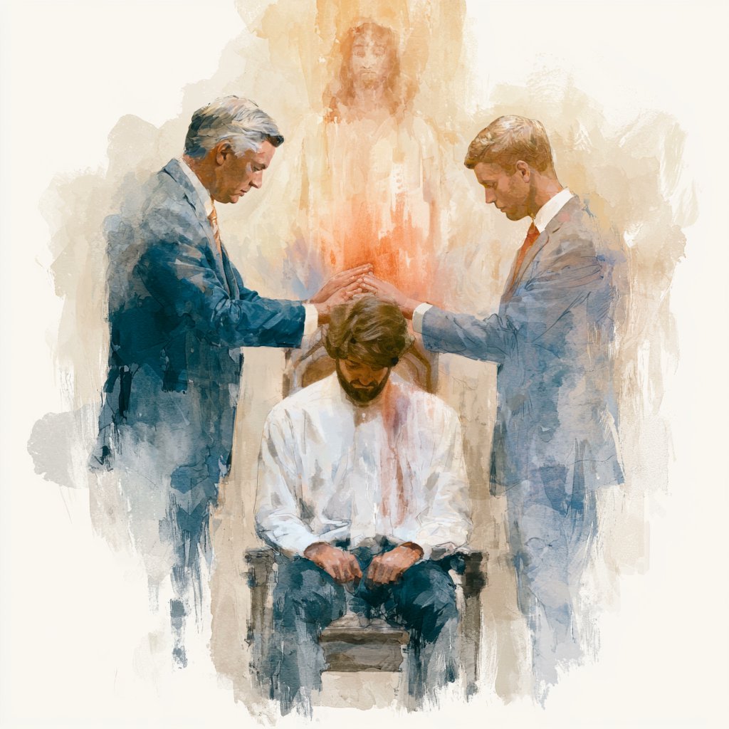 GrandpaJoeSux's tweet photo. Today was a really, REALLY special day. 

My sister and her family have been inactive in the church for 22 years. About 6 months ago some sister missionaries knocked on their door and asked if they could share a message about Christ.

Fast forward to today: My 14yo nephew is getting baptized. My Brother in law is getting ordained to the Priesthood so he can baptize his son.

I showed up to their church to support them and witness his ordination. The bishop asked "Grandpa Joe, have you ever ordained someone?" and I said "I haven't, no." and he said "well here's your shot!"

I was a bit nervous, but as I stood behind my brother in law and placed my hands upon his head, the spirit calmed me and guided my words. I knew exactly what to say through the whole blessing. 

Then, later that day, my nephew had his baptism and they asked me to be the one to confirm him and the exact same spirit was there to lead his confirmation. I knew what to say because the Holy Ghost told me.

It was an amazing experience and I give all glory to Heavenly Father and His son Jesus Christ for this eternally monumental day.