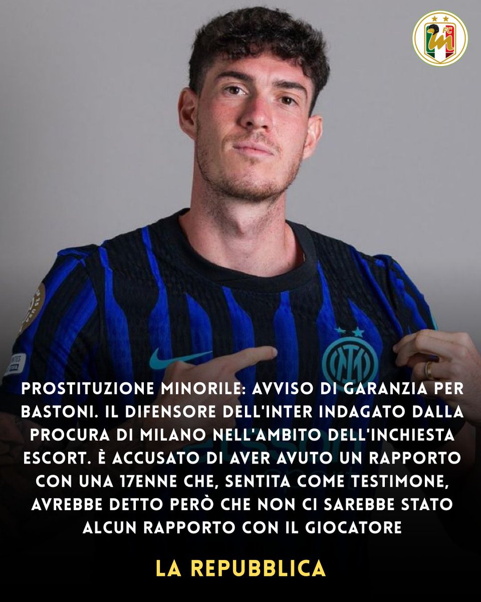 FcInterNewsit's tweet photo. 🚨 Il suo nome è legato all'inchiesta sull'agenzia delle Escort di Cinisello Balsamo che, secondo le accuse, includeva tanti giocatori, e altri vip, con dei speciali party con la formula del tutto incluso. Il suo nome spunta nelle carte dell'inchiesta in alcune chat https://t.co/1Rfs2mgWPe