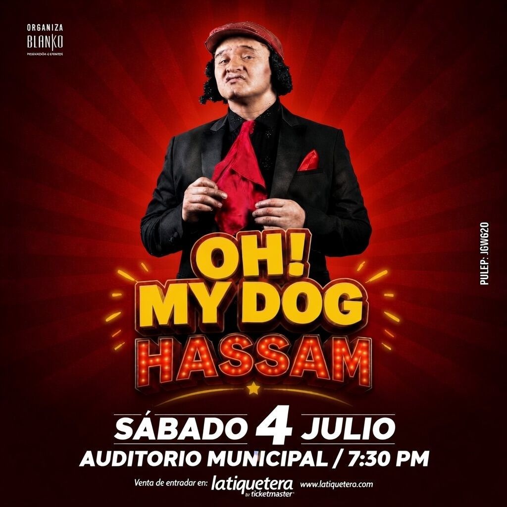 LaTiquetera's tweet photo. "¡Oh My Dog!" llega a Mosquera con una noche de humor, personajes inolvidables y mucha diversión.

📍 Auditorio Municipal
📅 4 de julio
🕢 7:30 p. m.
🎟️ Compra tus entradas en 👉 https://t.co/zzC7SZxhSK https://t.co/wsZwkKMxBg