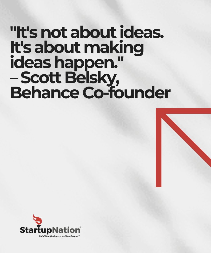 StartupNation's tweet photo. Make it happen. #startups #entrepreneurs #startupnation https://t.co/k2V2Iw9tOu