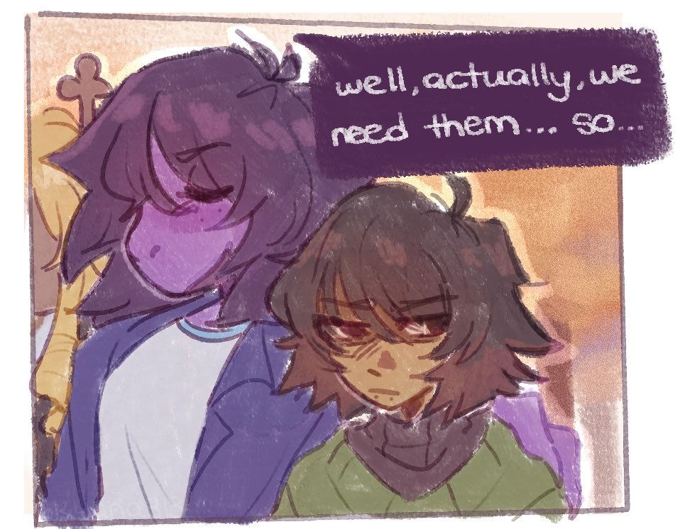 kyanna313's tweet photo. hello kerdly nation… and suselle

#deltarune #deltarunespoilers #kerdly https://t.co/9BL4ozbvyi