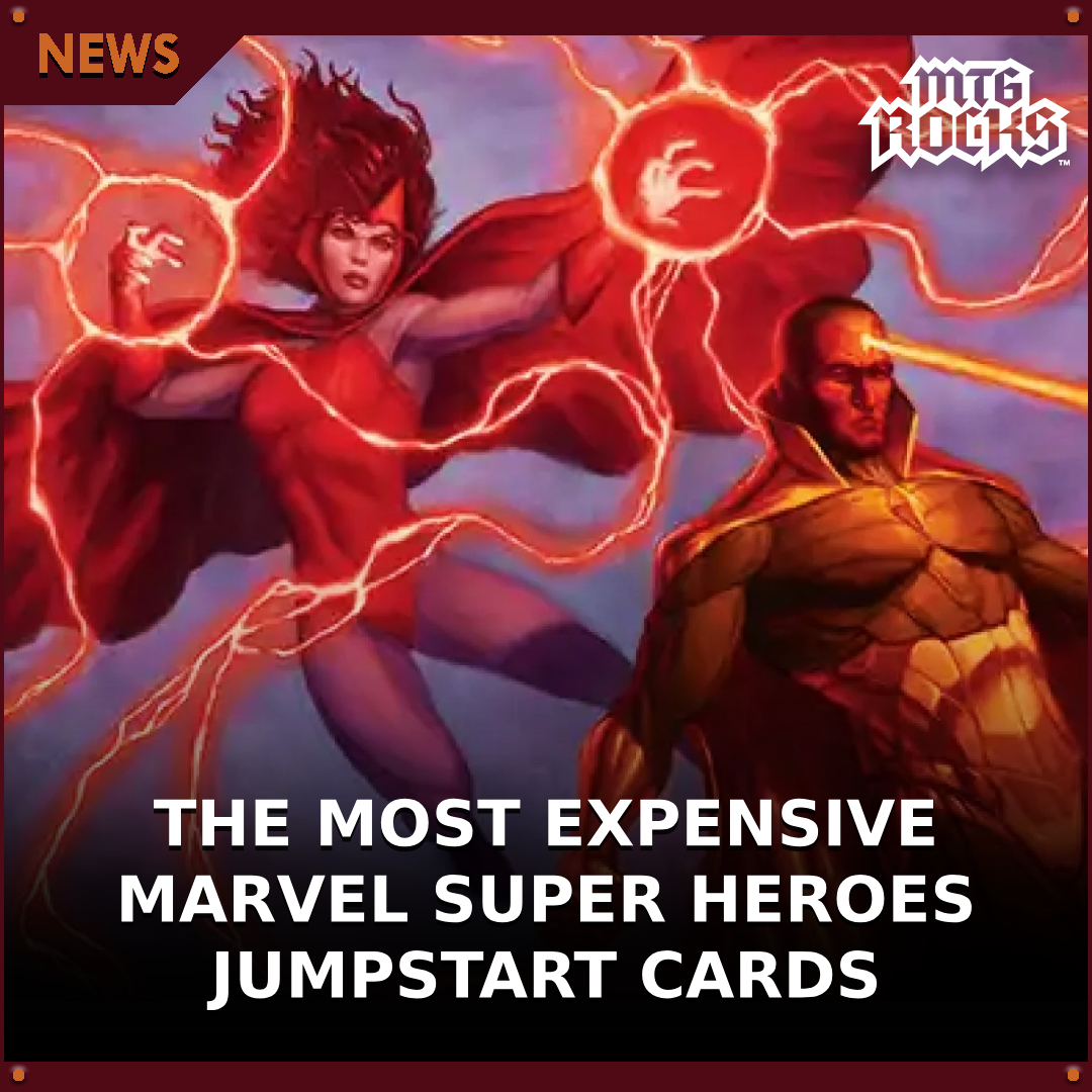 MTG_Rocks's tweet photo. While the main Marvel Super Heroes set certainly has some hits, Jumpstart is where many of the real money cards are! 🤑
#mtg #magicthegathering #wizardsofthecoast #mtgfinance #marvel #jumpstart https://t.co/nYw0FT25md