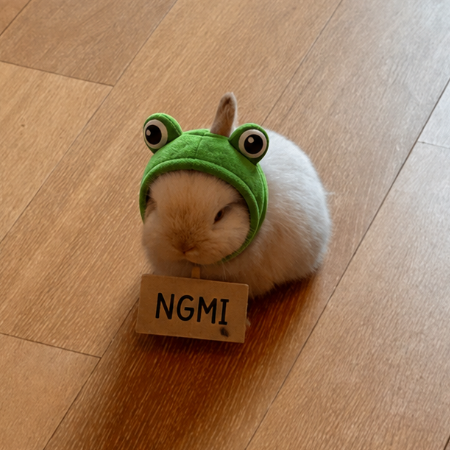 normienewton's tweet photo. This bunny has gone viral with over 2.5k likes in the past 24hrs.

It looks like it has a middle finger on its head.

The trenches need a fuck you runner that can actually push ceilings higher for memes.

And the trenches has never had a bunny runner.

Perfect narrative to make memes great again.