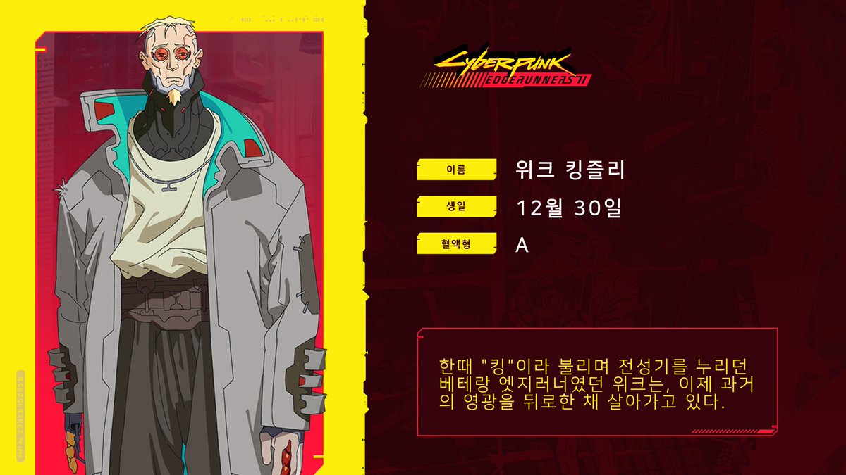 CDPRKR's tweet photo. 모든 전설은 추락을 맞이한다 💥

위크 킹즐리, 12월 30일생, A형. https://t.co/cBdN9SuMyn